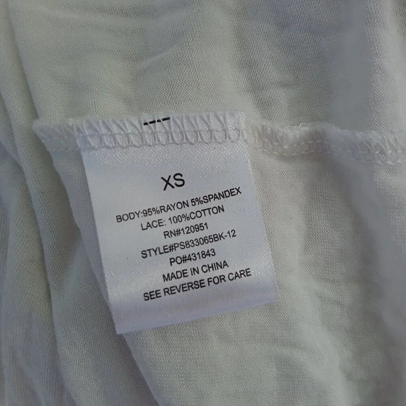 Altar'd State Cream Macrame Crochet Hem Tank Top Sz Small - Picture 3 of 4